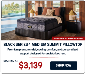 Queen Size Beautyrest Black Series 4 Medium Summit Pillowtop Mattress