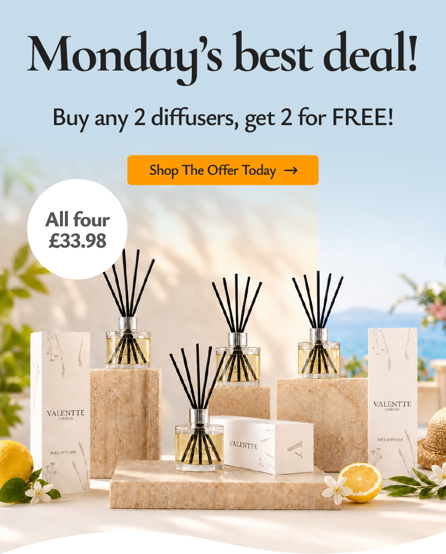 Monday’s best: buy any 2 diffusers, get 2 for FREE!