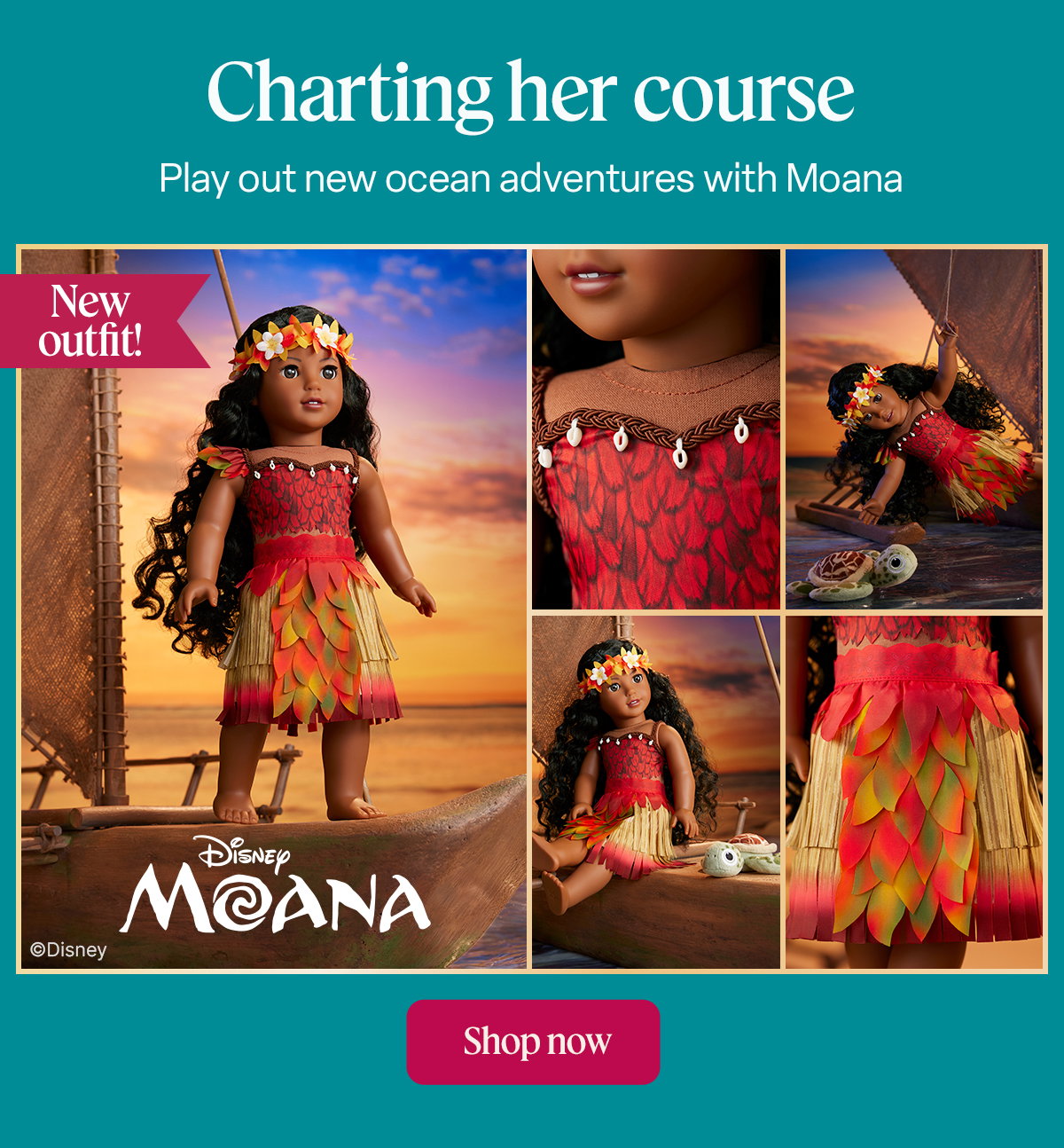 Charting her course Play out new ocean adventures with Moana. Shop now