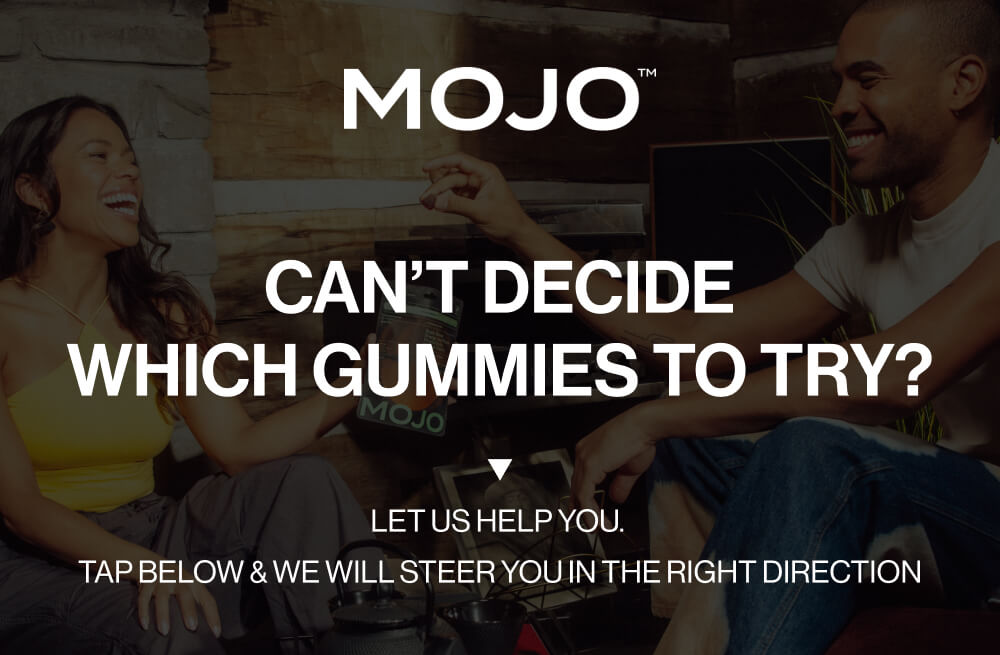 Can’t decide which gummies to try? | ▼ Let us help you.  | Tap below & we will steer you in the right direction