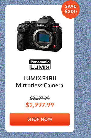 Panasonic LUMIX S1RII Mirrorless Camera