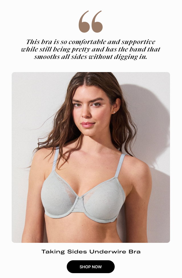 Taking Sides Underwire Bra - Shop Now