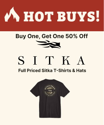 Buy One, Get One 50% Off Sitka T-Shirts & Hats