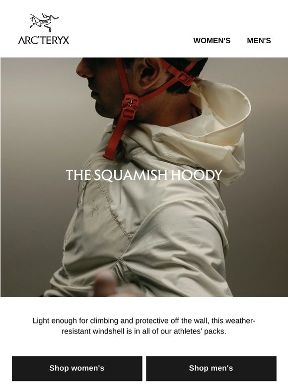 The Squamish Hoody cuts through high winds