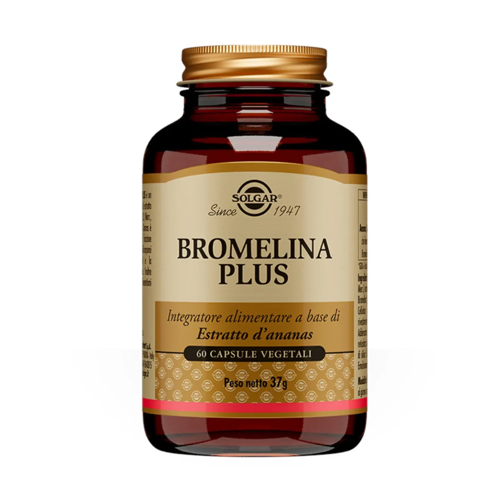 Image of SOLGAR<br><b>Bromelina Plus<br>60 capsule vegetali
