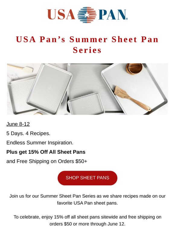 Your Summer Just Got Easier: 15% Off Sheet Pans