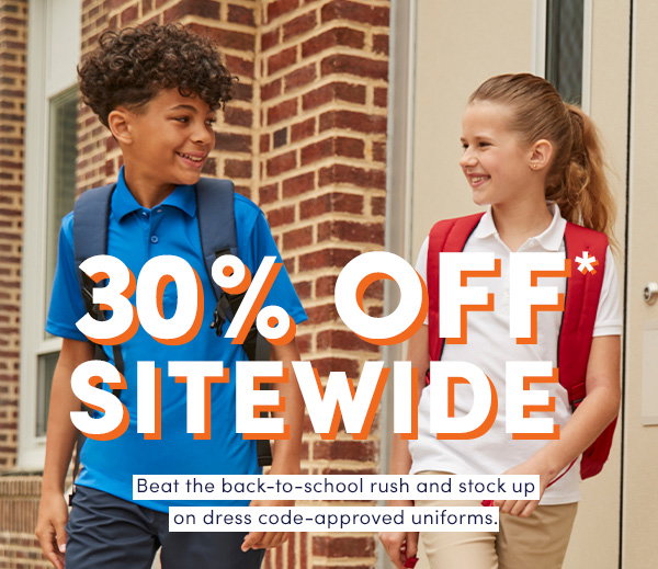 30% off sitewide