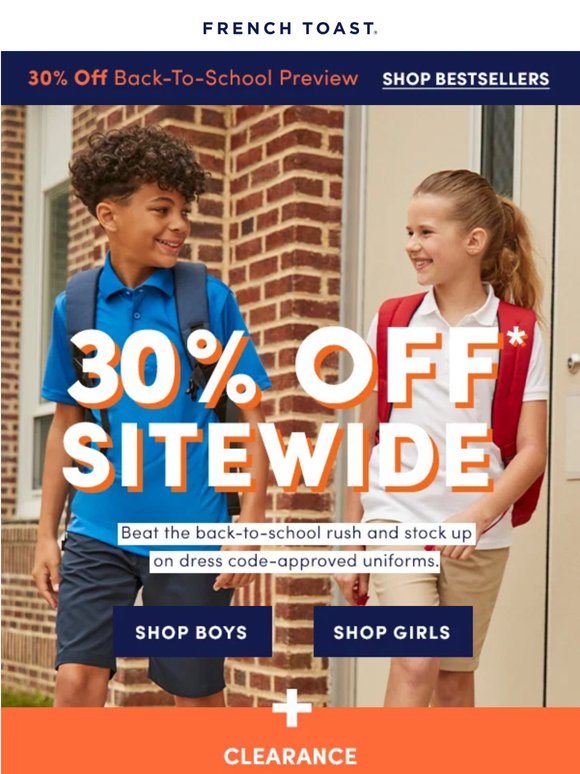 🚨 Your 30% off head start is here