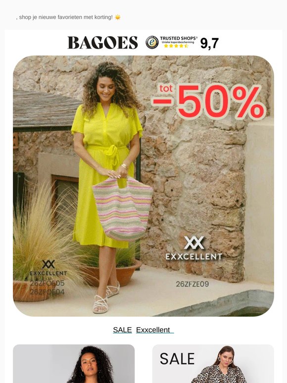 🔥 SALE tot 50% korting!   ☀️  bij Bagoes 🔥