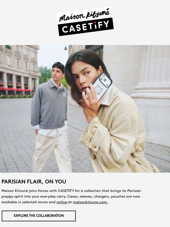 Maison Kitsuné × CASETiFY | New Drop