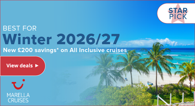 Marella Cruises: Best for Winter 2026/27 - New £200 savings* on All Inclusive cruises