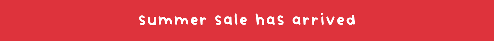 summer sale has arrived