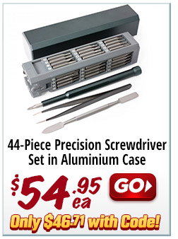 44 Piece Precision Screwdriver Set