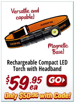 Compact LED Headband Torch