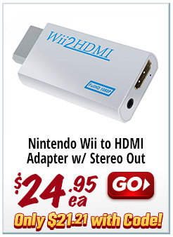 Nintendo Wii to HDMI Adapter