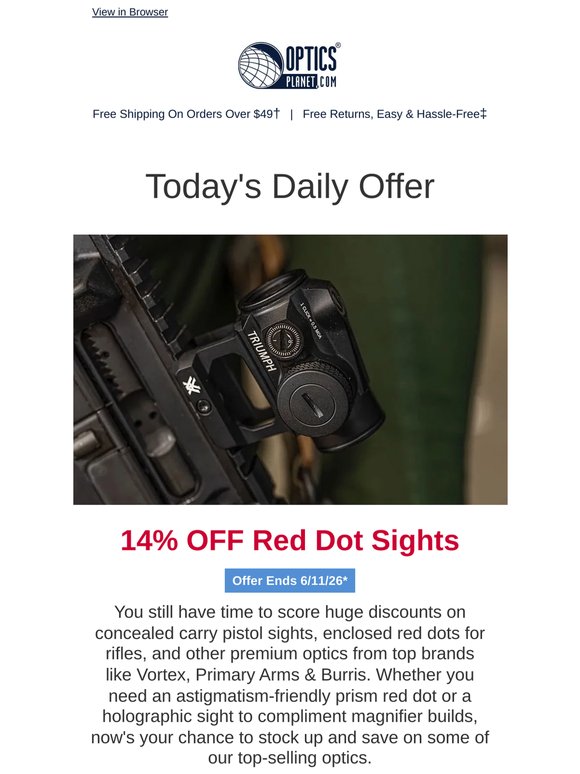 Rifle Scope & Red Dot Sale 💸