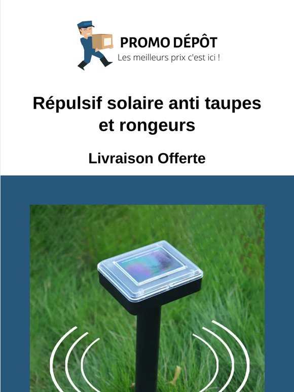 Découvrez notre Répulsif solaire anti taupes et rongeurs