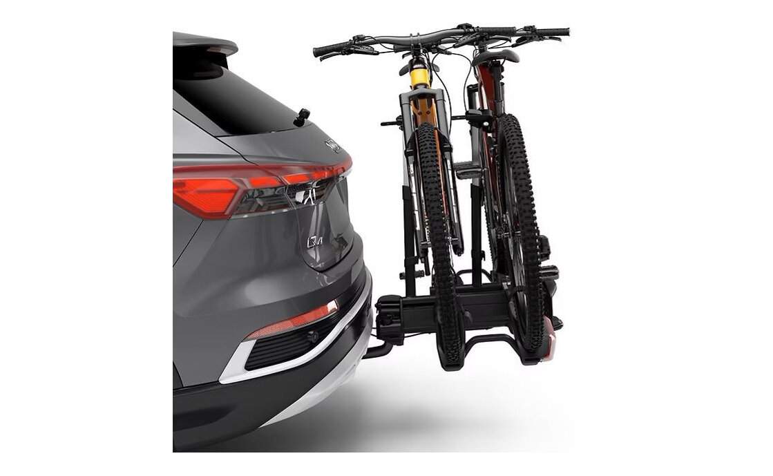 Seitenansicht des montierten Fahrradträgers