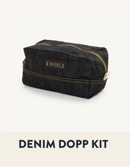 Neelum Denim Dopp Kit