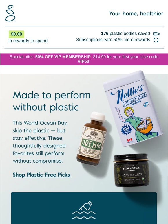 Plastic-free, high-performing
