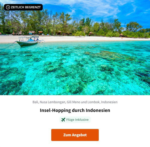 Insel-Hopping durch Indonesien
