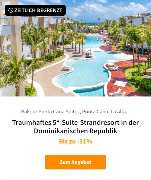 Traumhaftes 5*-Suite-Strandresort in der Dominikanischen Republik