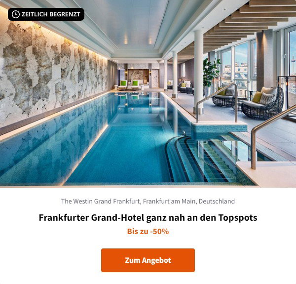 Frankfurter Grand-Hotel ganz nah an den Topspots