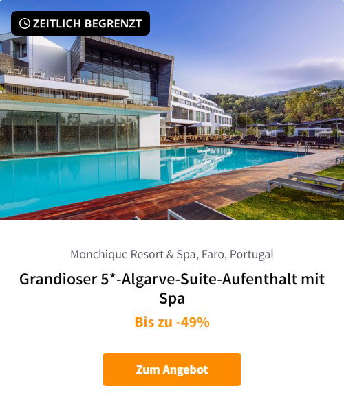 Grandioser 5*-Algarve-Suite-Aufenthalt mit Spa