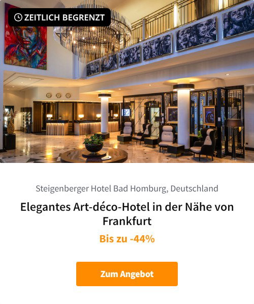 Elegantes Art-déco-Hotel in der Nähe von Frankfurt
