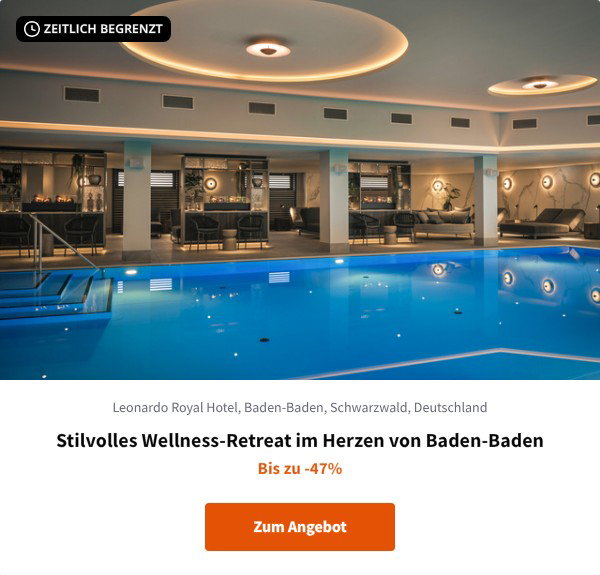 Stilvolles Wellness-Retreat im Herzen von Baden-Baden