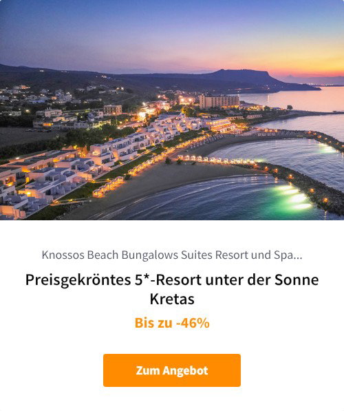 Preisgekröntes 5*-Resort unter der Sonne Kretas