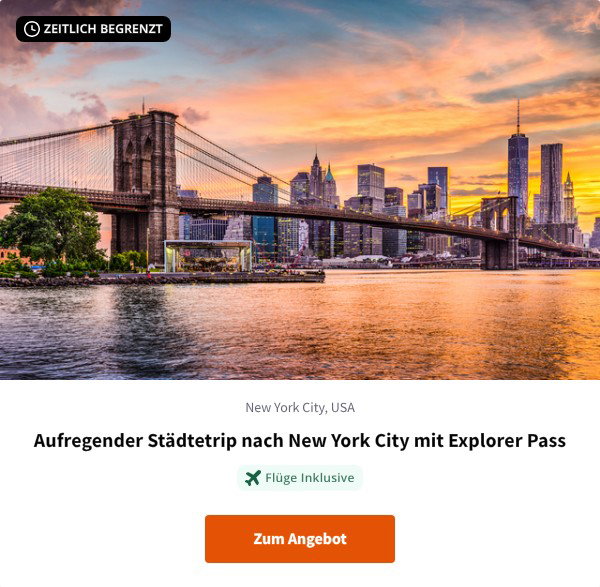 Aufregender Städtetrip nach New York City mit Explorer Pass