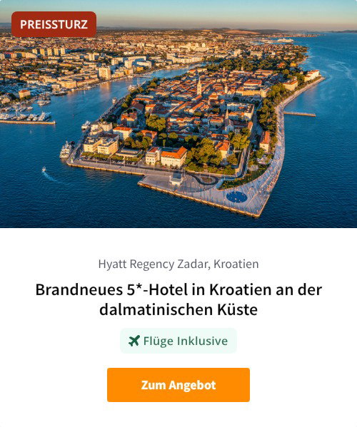 Brandneues 5*-Hotel in Kroatien an der dalmatinischen Küste