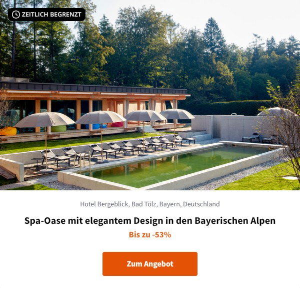 Spa-Oase mit elegantem Design in den Bayerischen Alpen