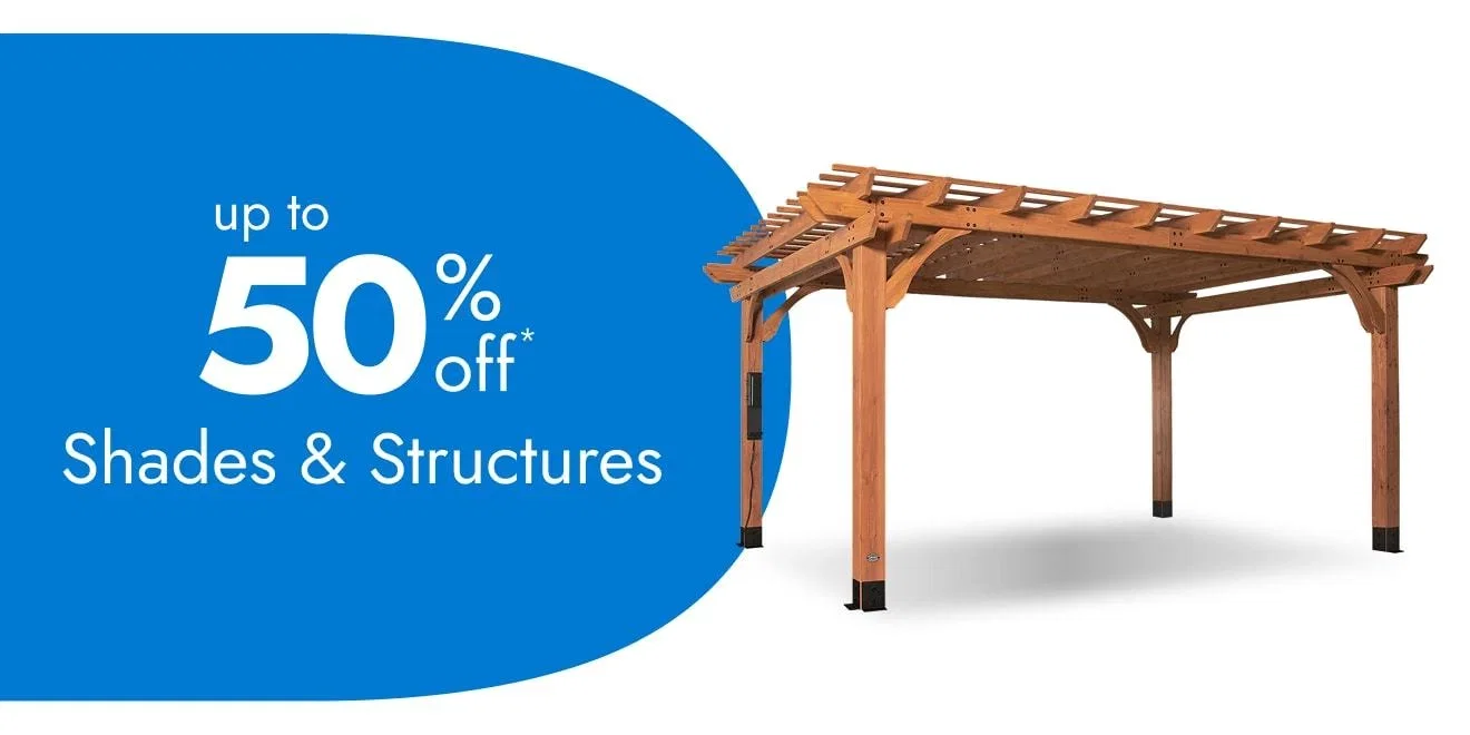 Shade & Structures up to 50% off