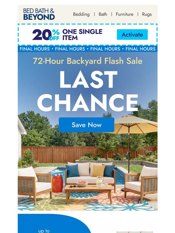 Final hours for up to 60% off