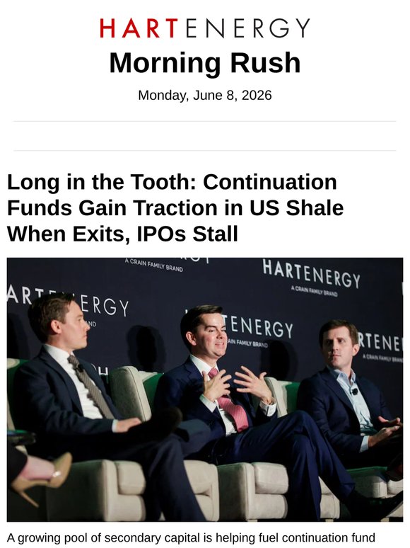 Continuation Funds Rise in US Shale When Exits, IPOs Stall; Non-Op Investing Draws Capital as Deals Accelerate