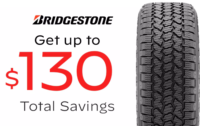 Bridgestone: Get Up to $130 Total Savings