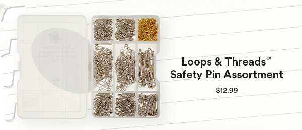 Loops & Threads™ Safety Pin Assortment