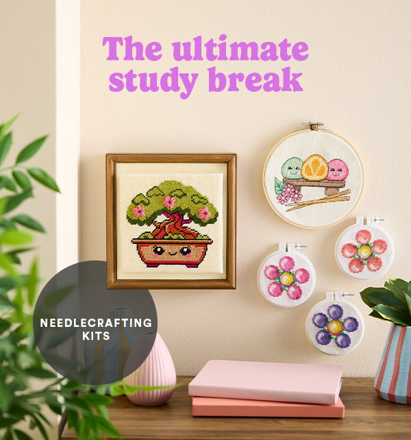 The ultimate study break NEEDLECRAFTING KITS