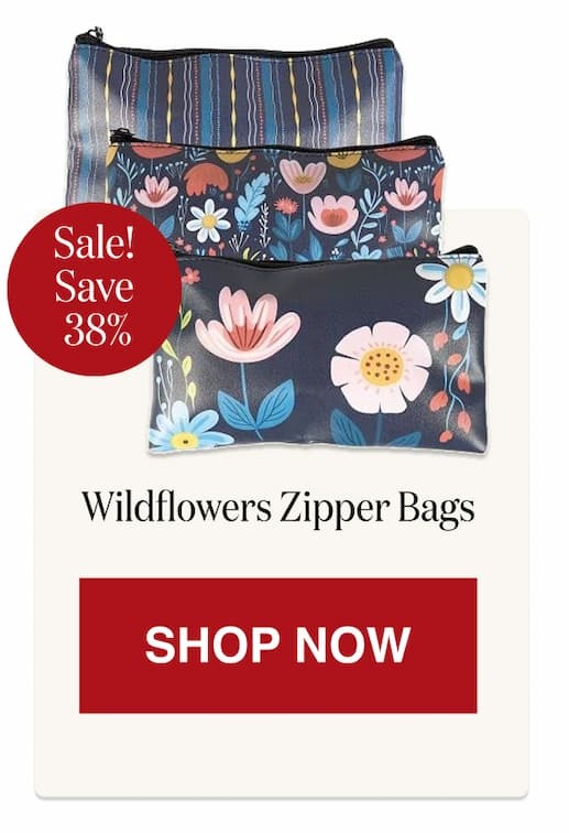 Wildflowers Zipper Bags [Click here to Shop Now]