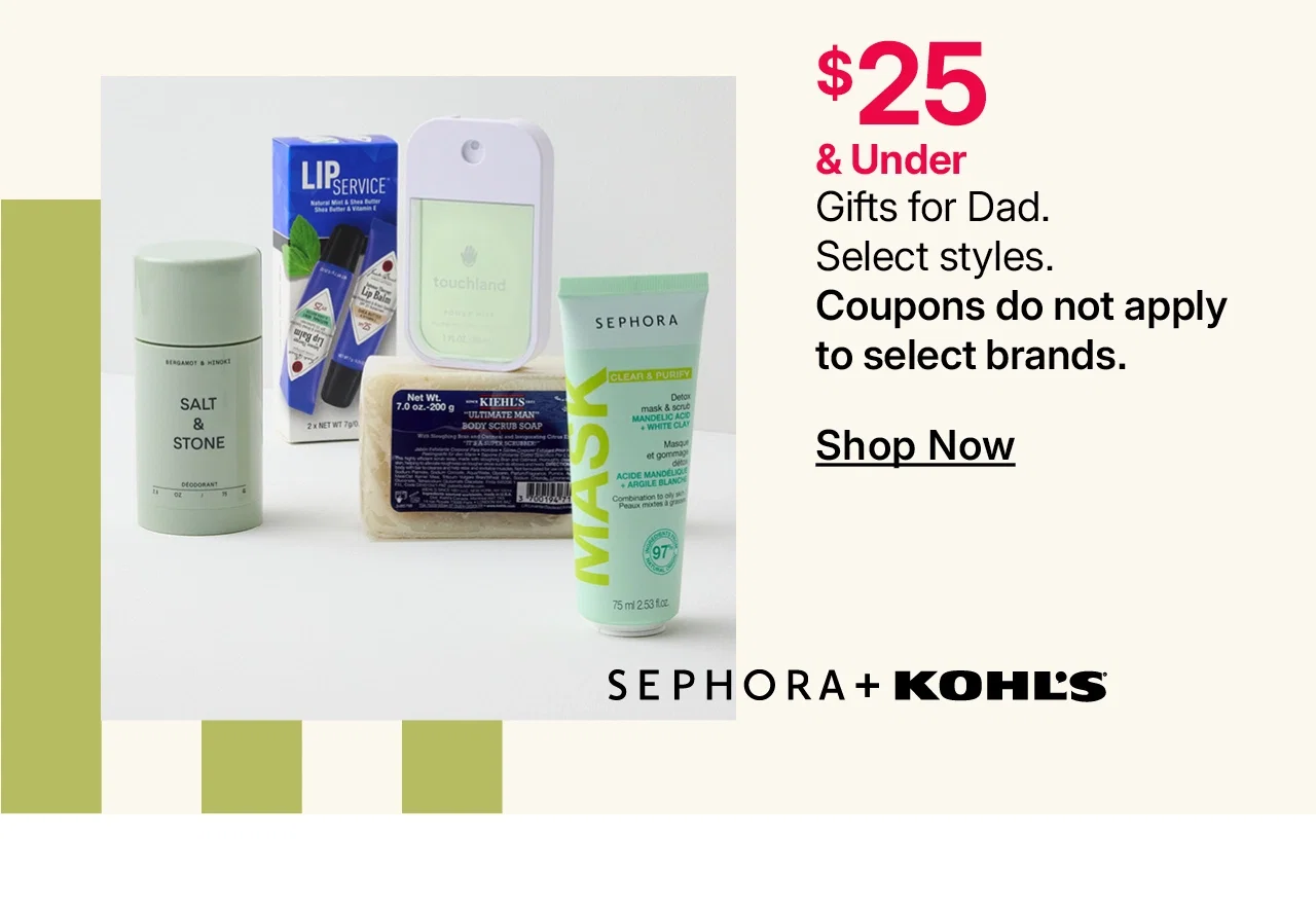 $25 and under gifts for dad