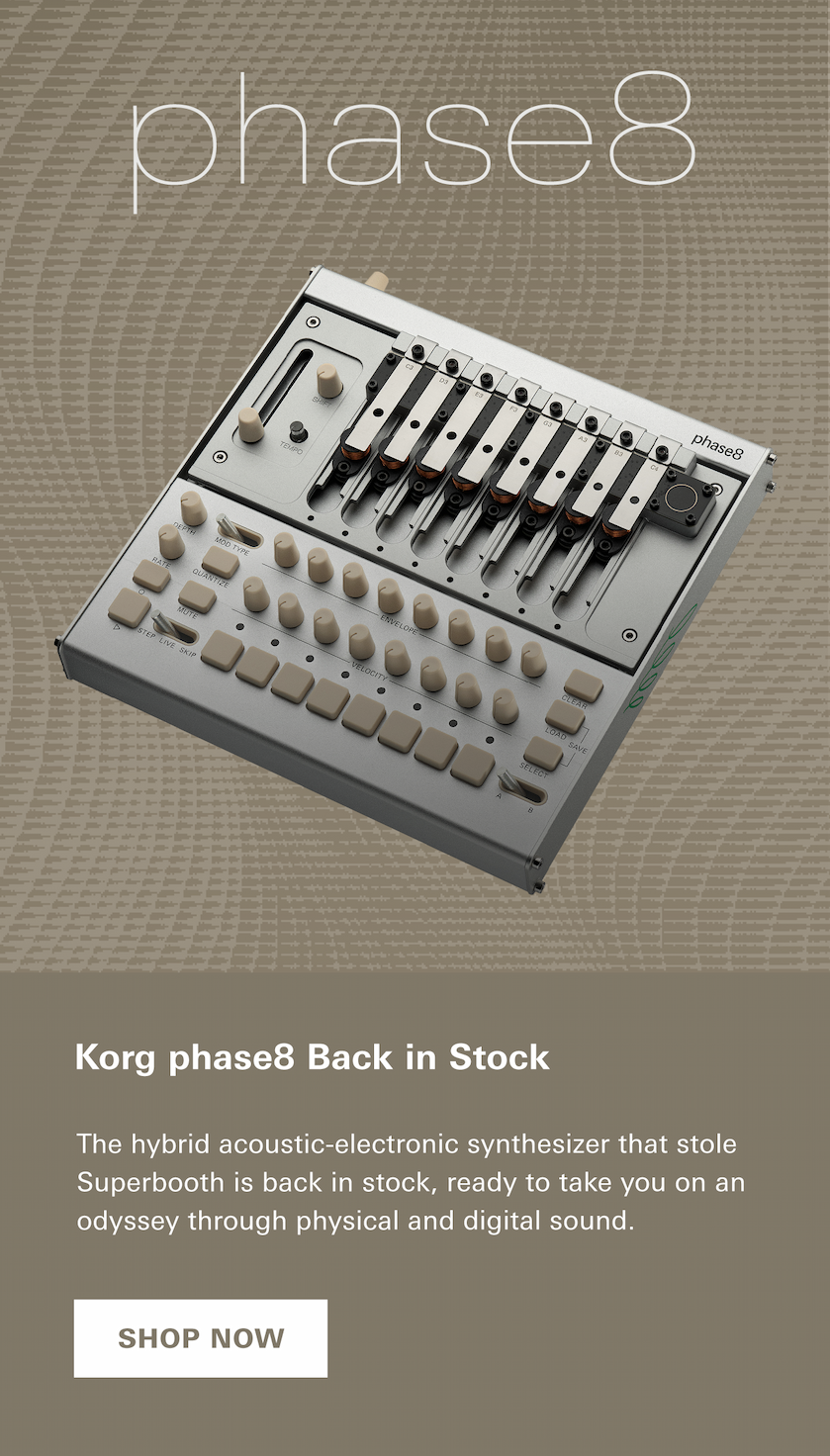Korg phase8 Back in Stock! Order today for fast and free delivery