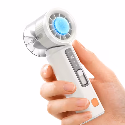 ORICO Handheld Mini Fan, Portable Fan with Ice Cooler, 120 Speed...