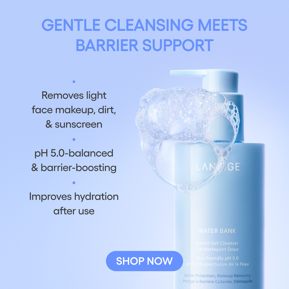 GENTLE CLEANSING MEETS BARRIER SUPPORT