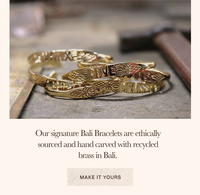 Custom Bali Bracelets.