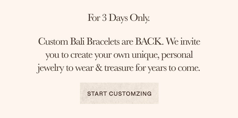 Custom Bali Bracelets.