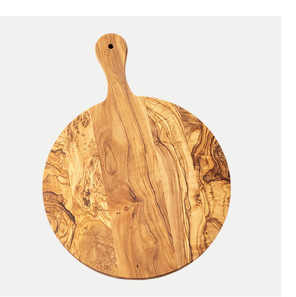 Olive Wood Pizza And Charcuterie Board