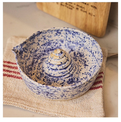 Handmade Ceramic Lemon Squeezer Blue/Green
