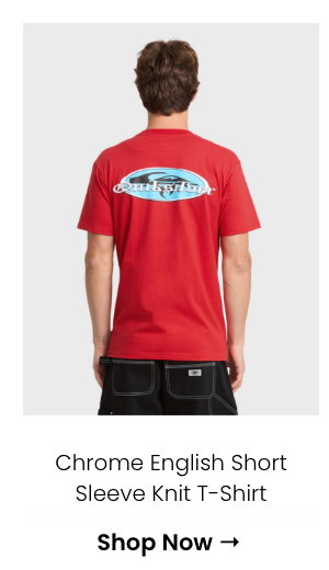 Chrome English Short Sleeve Knit T-Shirt